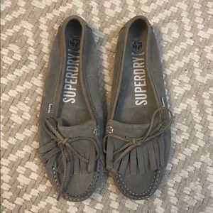 Superdry Suede Loafers - size 7